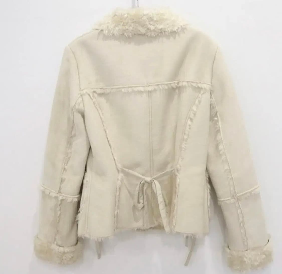 빈티지 퍼 베이지 무스탕 자켓 상품이미지4