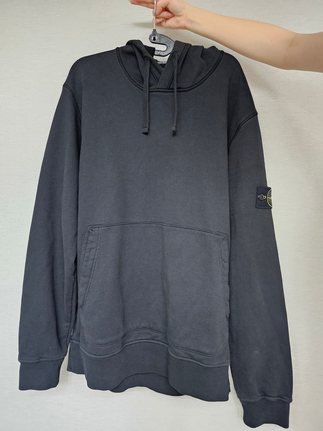 스톤아일랜드 와펜 후드 블랙XXL 상품이미지1