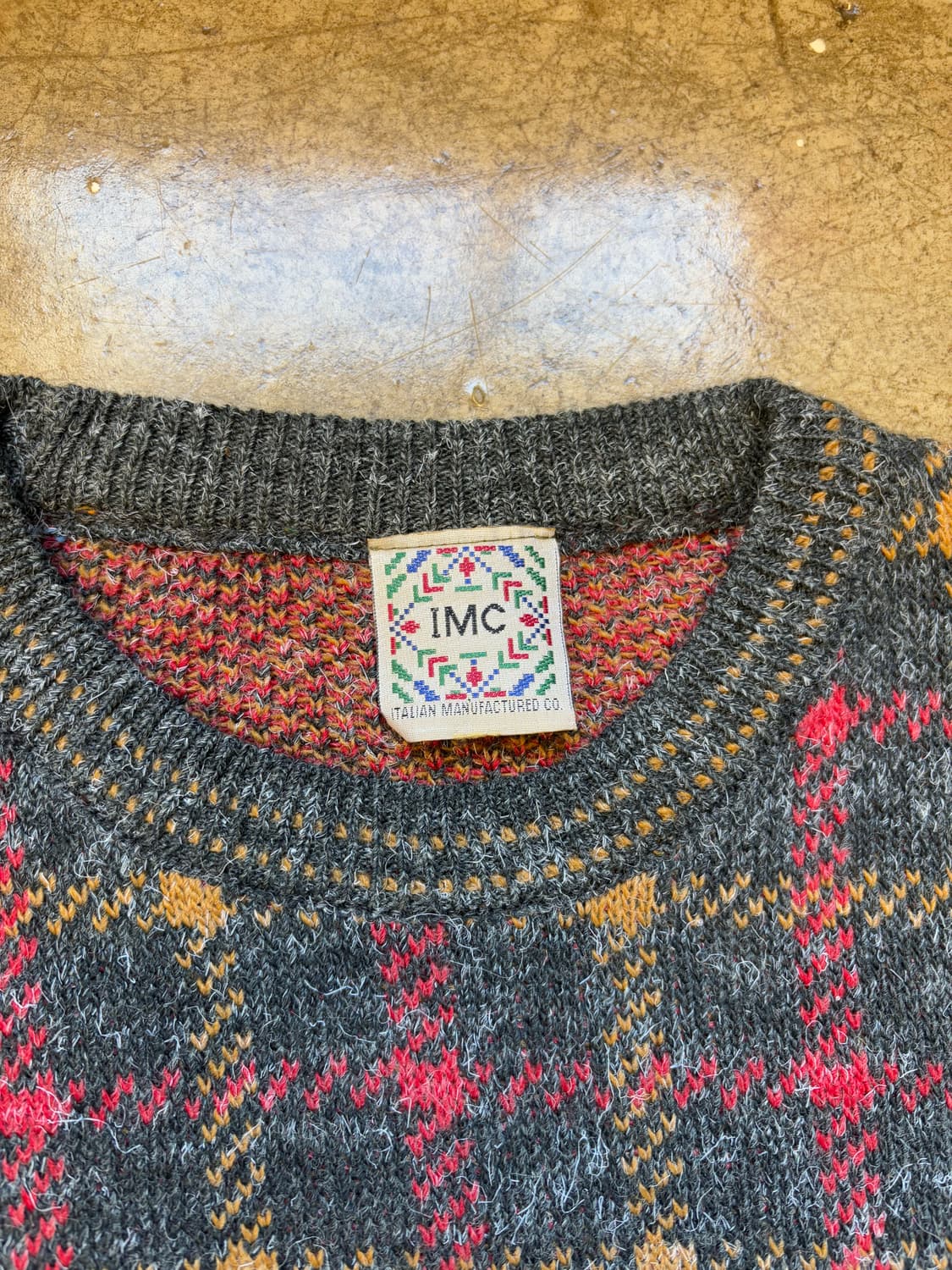 90s 유럽 빈티지 이탈리안 니트 상품이미지3