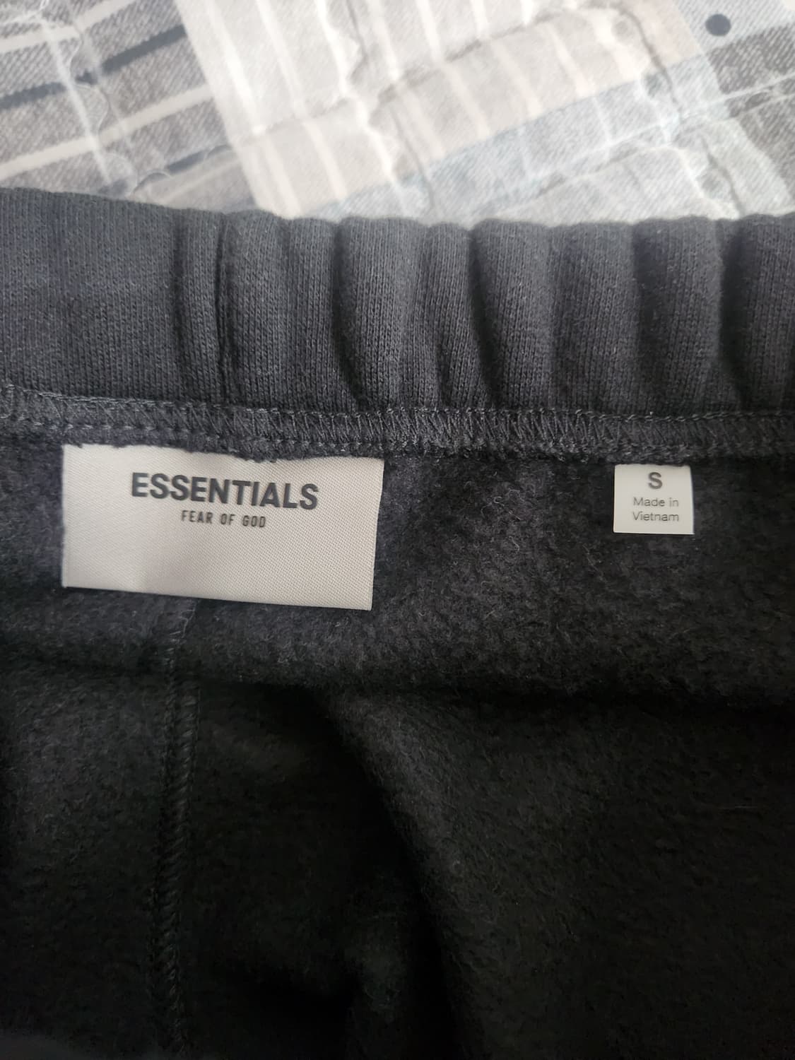 피어오브갓 블랙 에센셜 후드 셋업 후드티 반바지 상품이미지3