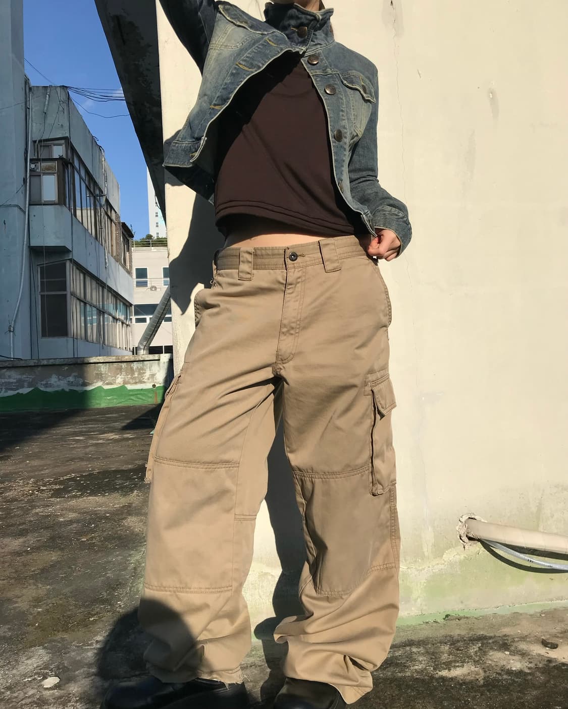 오조크 레트로 데님 자켓 상품이미지5