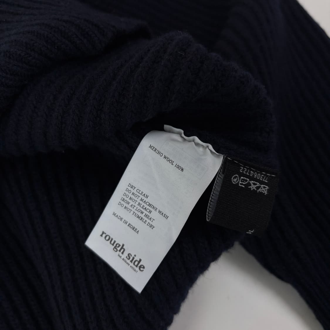 러프사이드 네이비 피셔맨 니트 상품이미지5