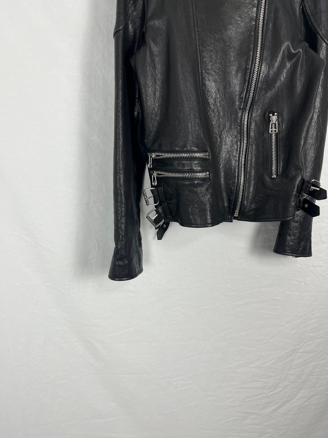 Vintage 리얼레더 라이더 자켓 상품이미지5