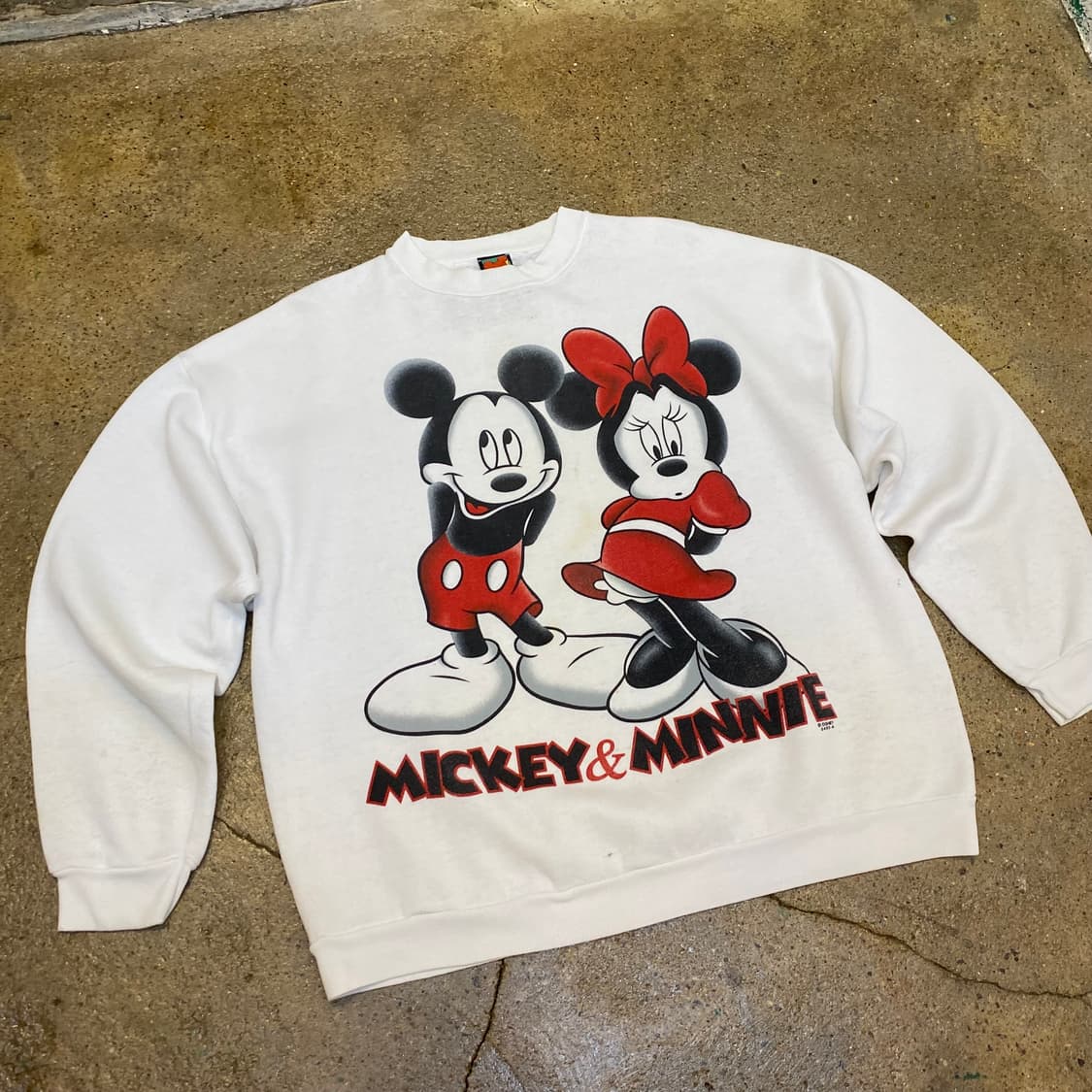 레어 90s Made in USA 빈티지 디즈니 미키마우스 맨투맨 상품이미지2
