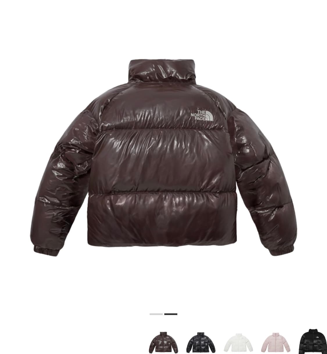 노스페이스 화이트 라벨 네오 퍼피 다운 자켓 브라운 상품이미지2