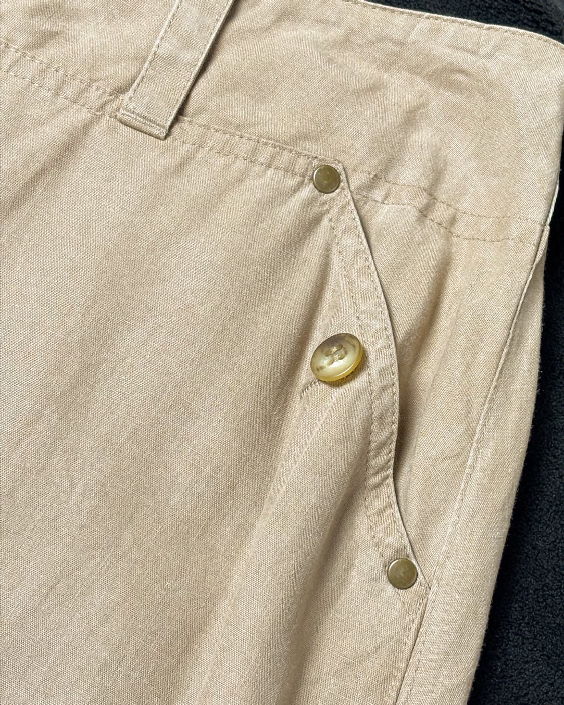 일본빈티지 베이지 롱스커트 상품이미지3