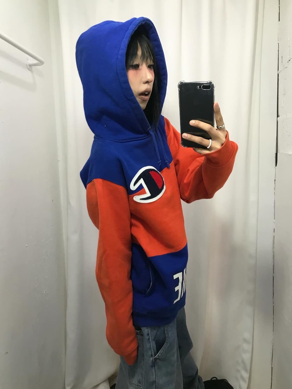 슈프림 X 챔피온 콜라보 후드티셔츠 ( 기모 ) 상품이미지6