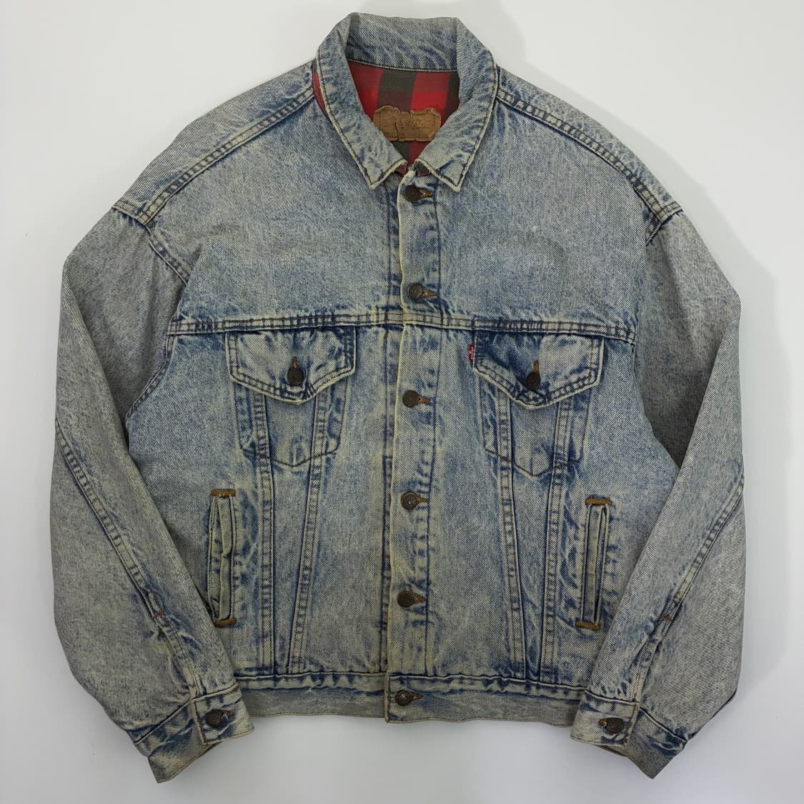 Levi's  리바이스 80,s 레드데님 트러커 자켓 상품이미지2