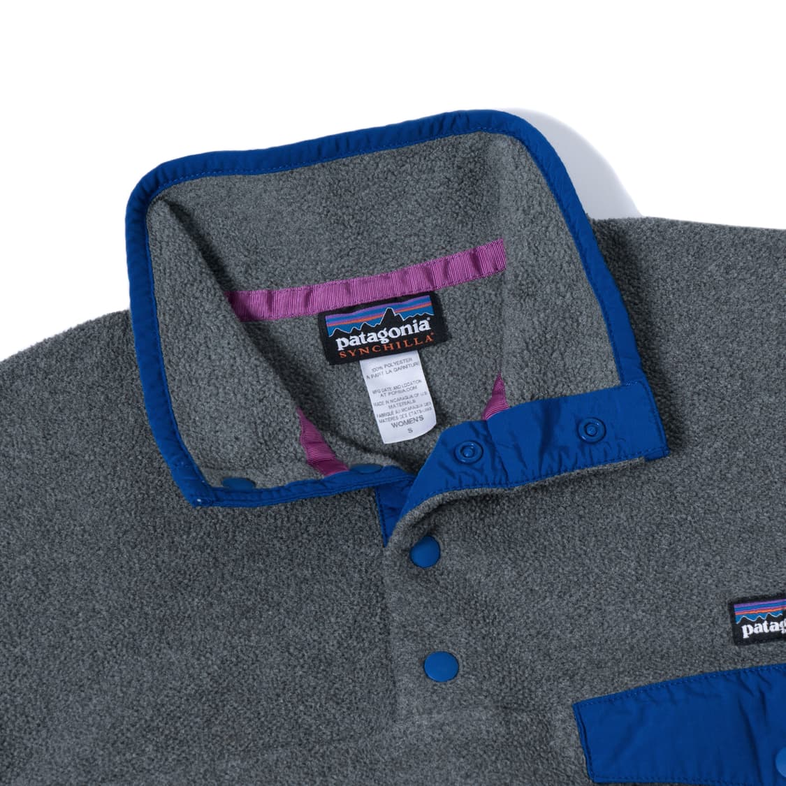[W/S] 파타고니아 신칠라 스냅티 블루 그레이 상품이미지4