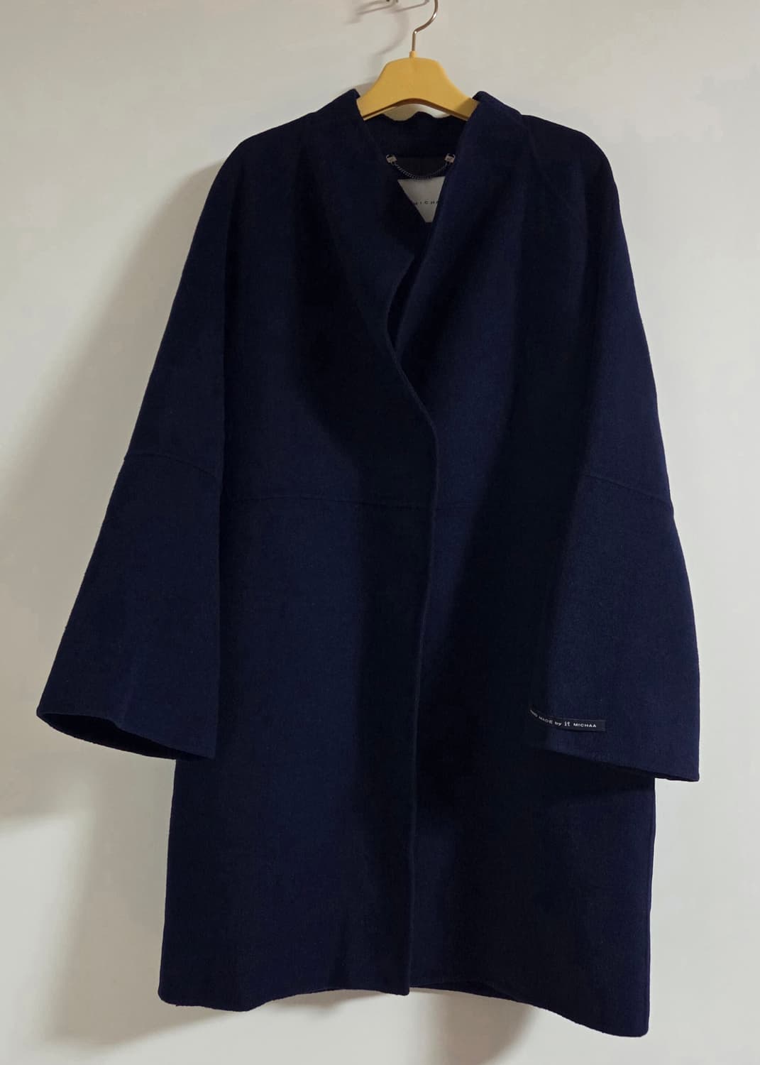 잇미샤 플레어 소매 울 혼방 코트 상품이미지4