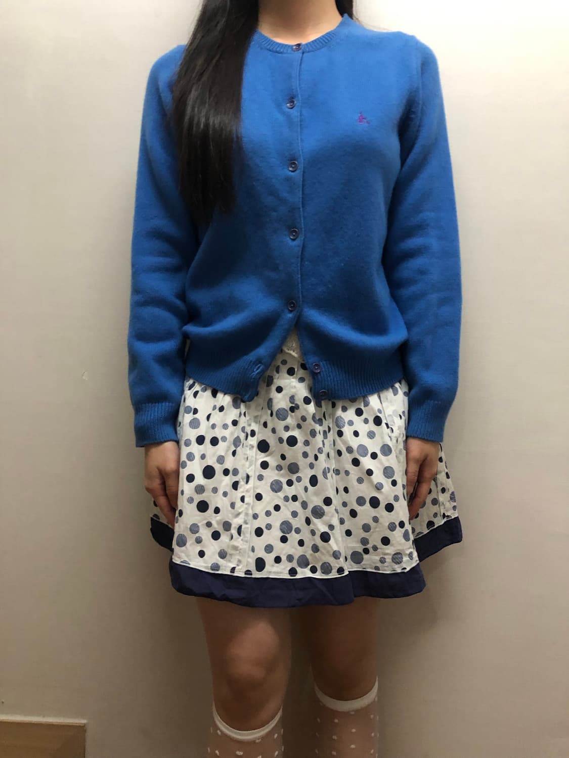 빈티지 빈폴 블루 가디건 상품이미지7
