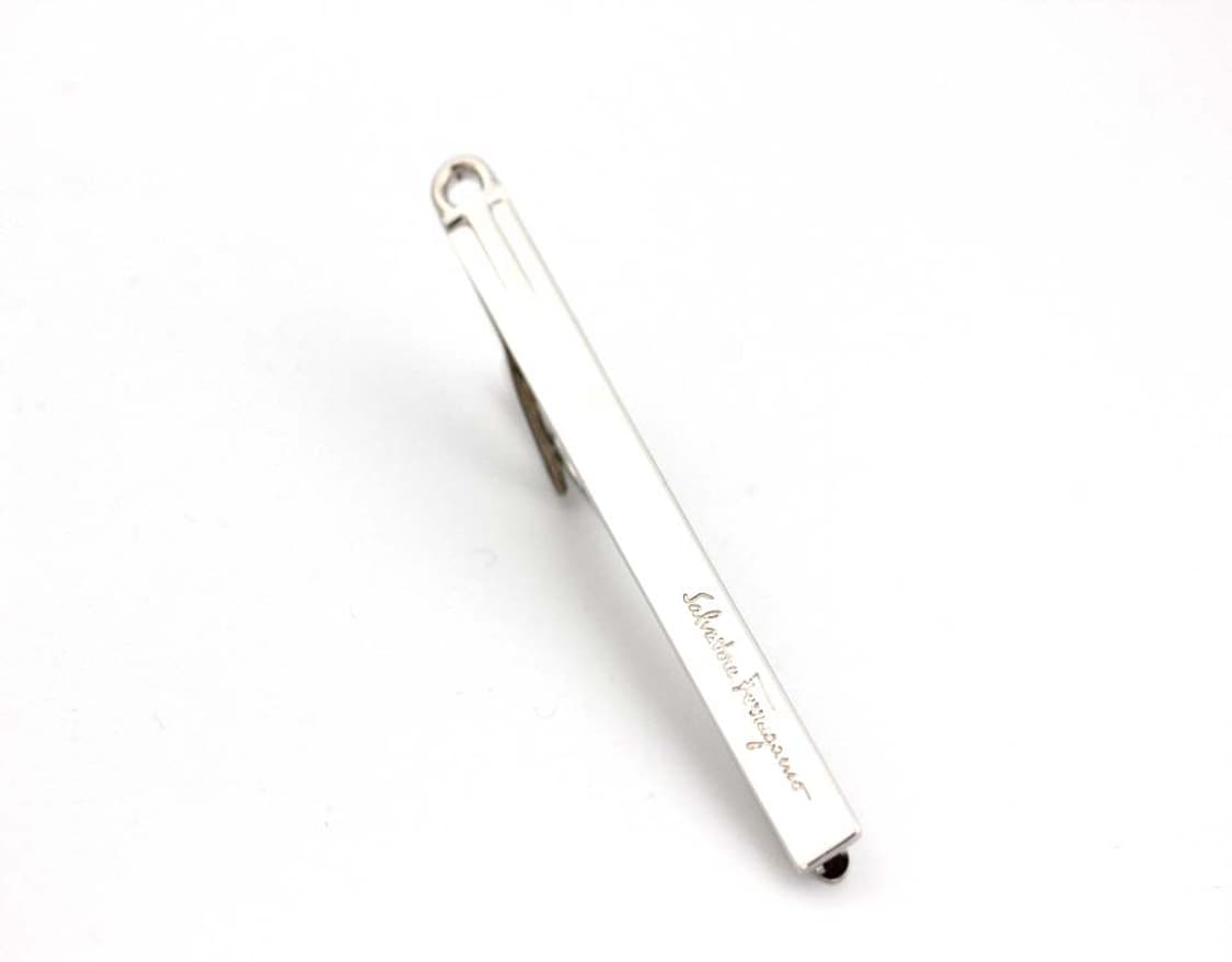 페라가모 S등급 6.4cm 신형 유광 남자 명품 넥타이핀 상품이미지2