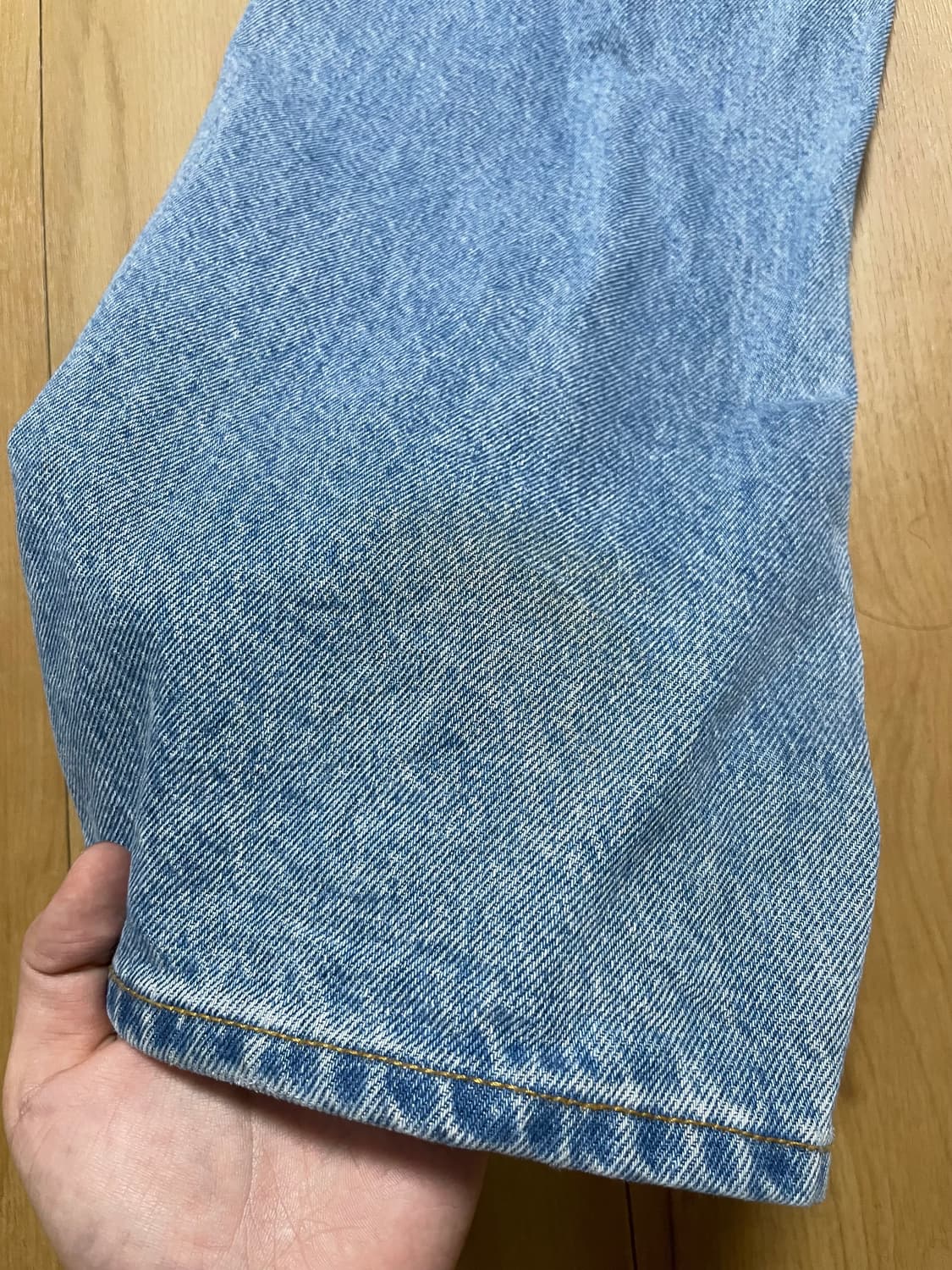 슈프림 레귤러 진 워시드 인디고 25ss 32사이즈 상품이미지5