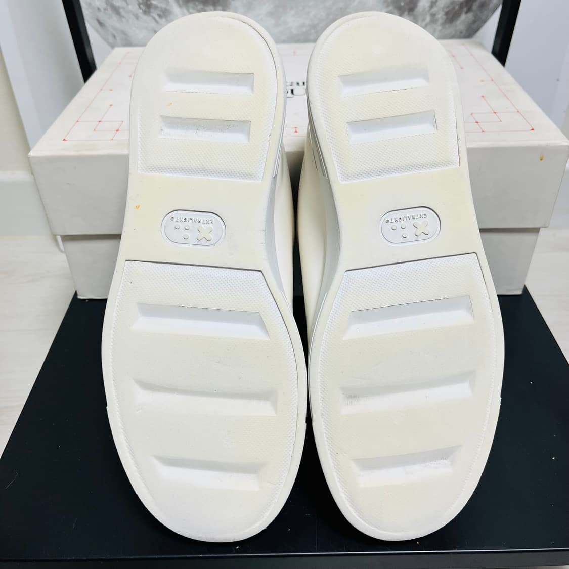 정품 40) 필립플레인 메탈 스컬 로고 스니커즈 255~260 상품이미지5