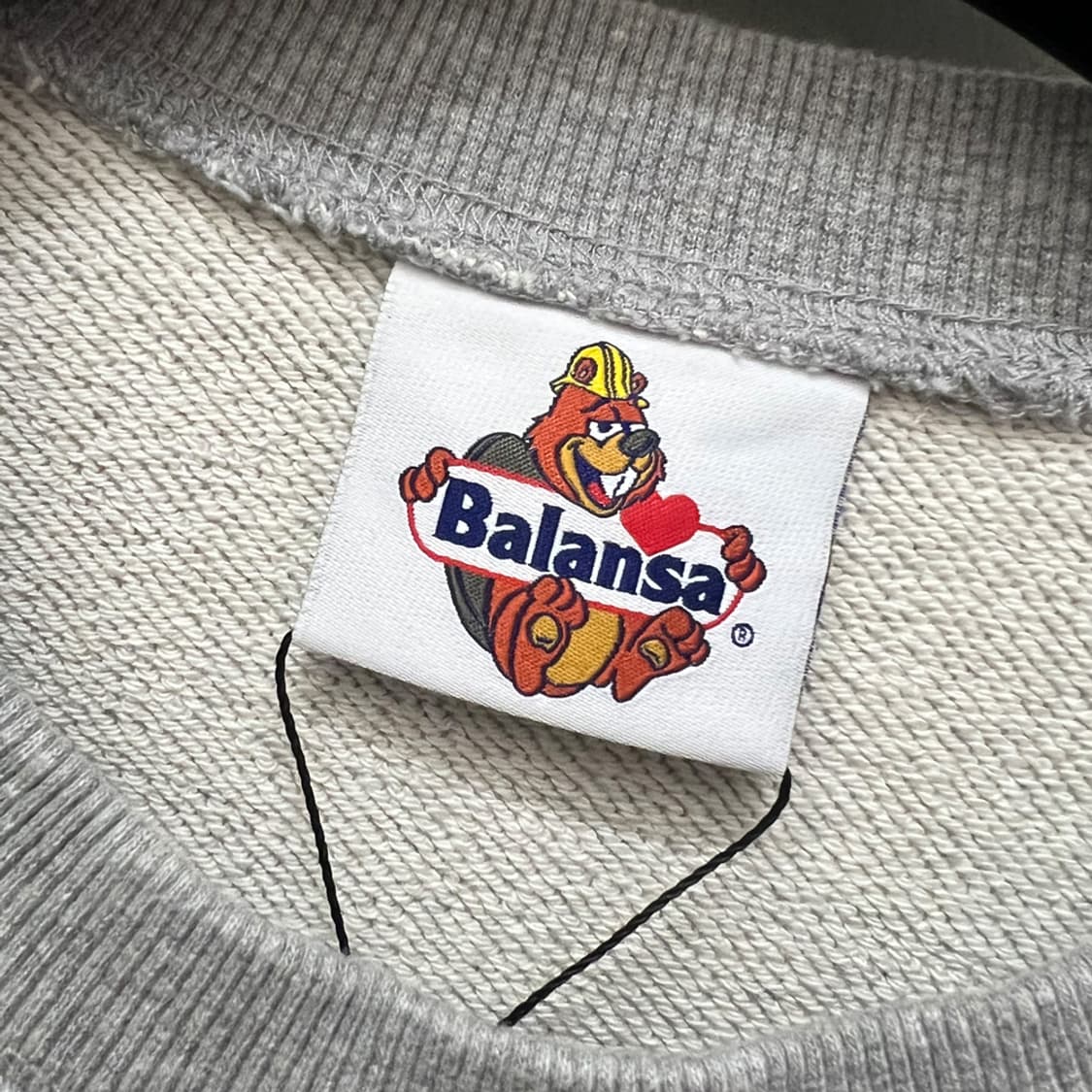 발란사 x 비어커 프라이빗 오피스 스웻 맨투맨 M 상품이미지5