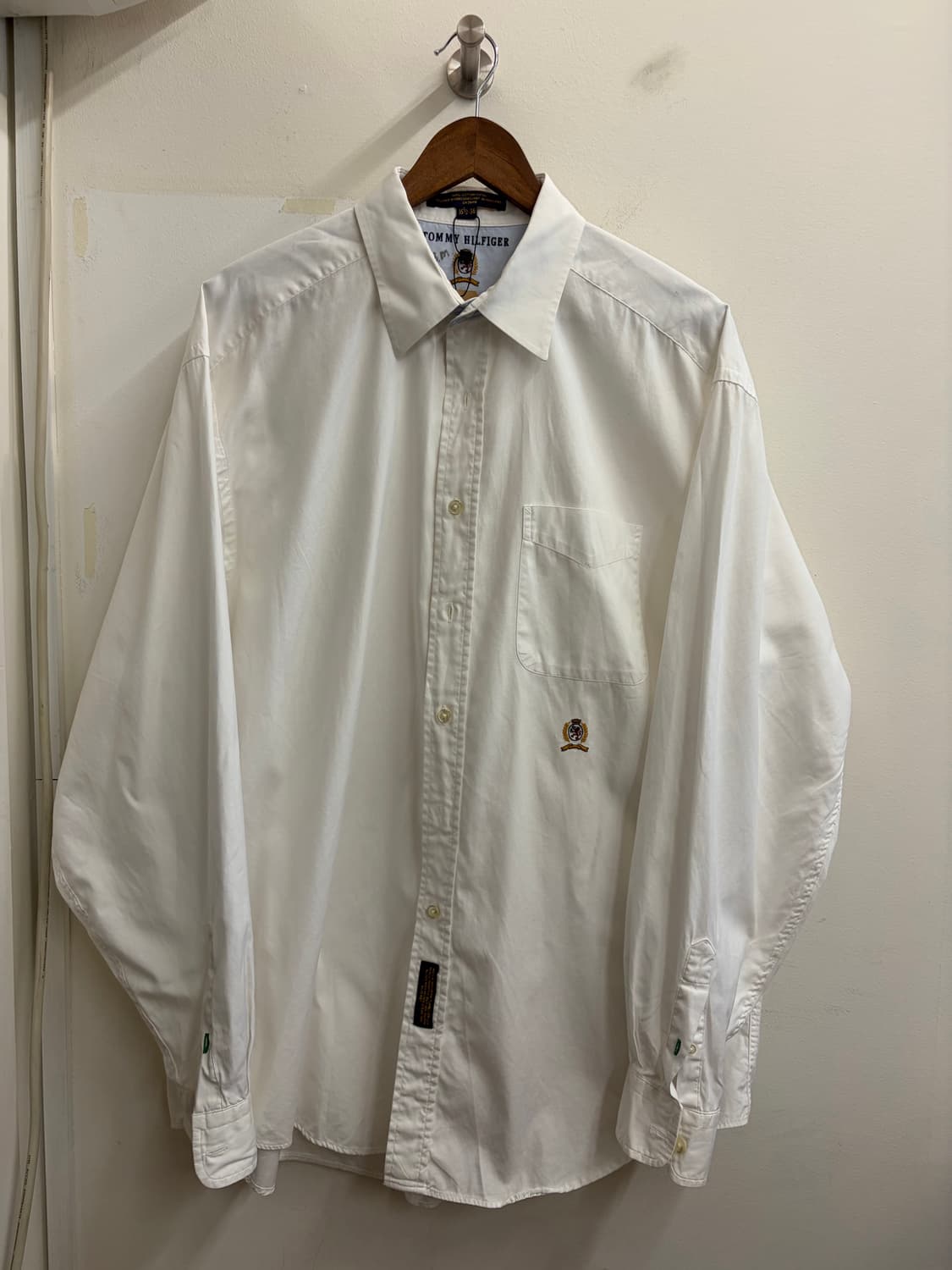 N53. 타미힐피거 빈티지 월계수 화이트 셔츠 상품이미지1