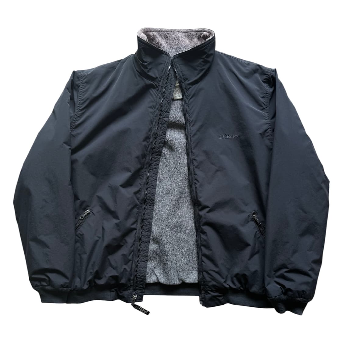 00s LL Bean 웜업 자켓 블랙 상품이미지3