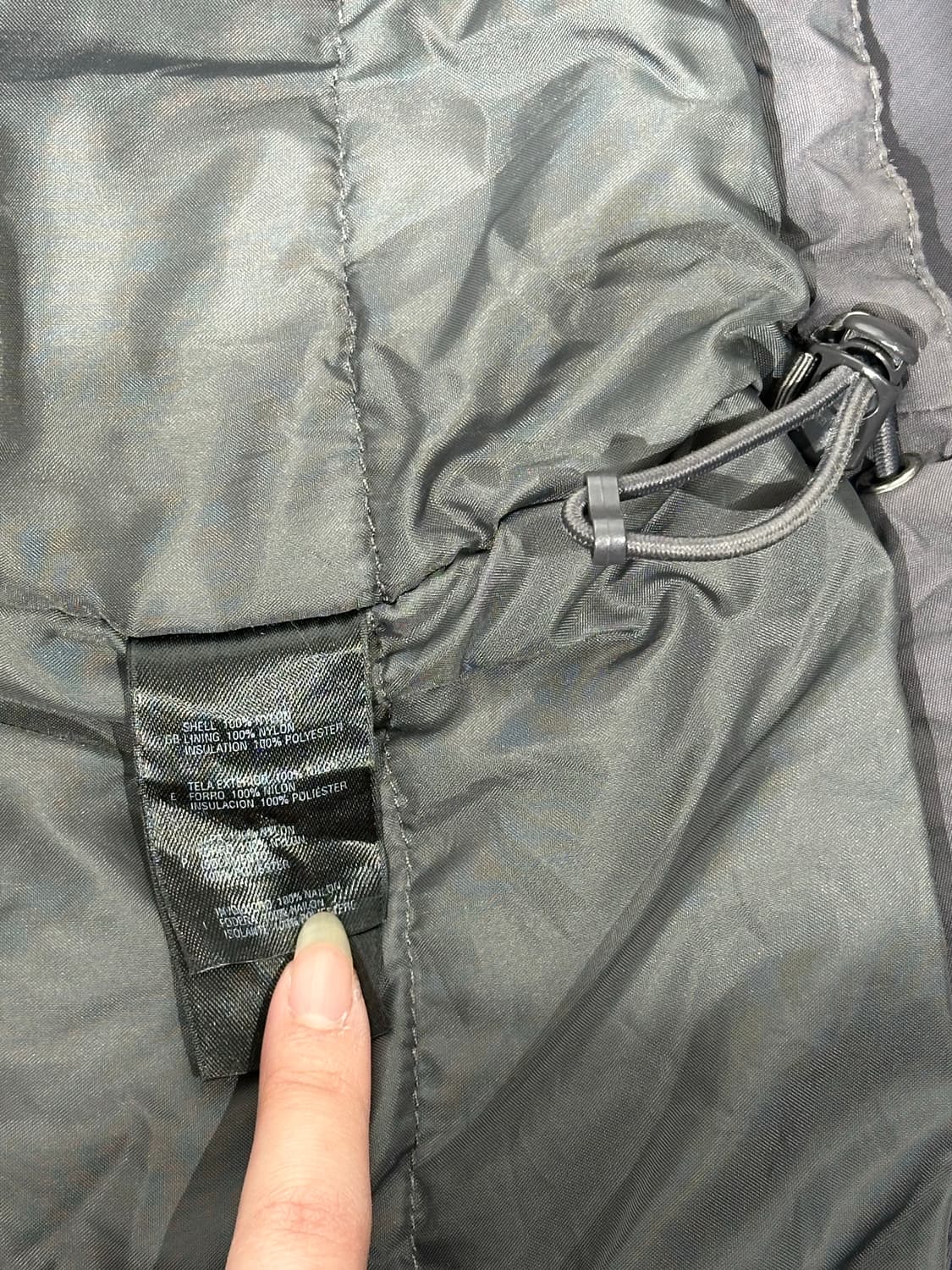 노스페이스 네이비 하이벤트 그레이 바람막이 트랙 자켓 L 상품이미지8