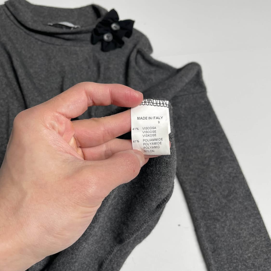 Siste's 셔링 버튼 디테일 앙고라 블렌드 니트 (italy)   상품이미지7