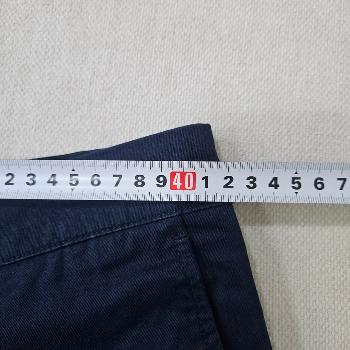 40 라코스테 네이비 치노 반바지 0401Y 상품이미지5