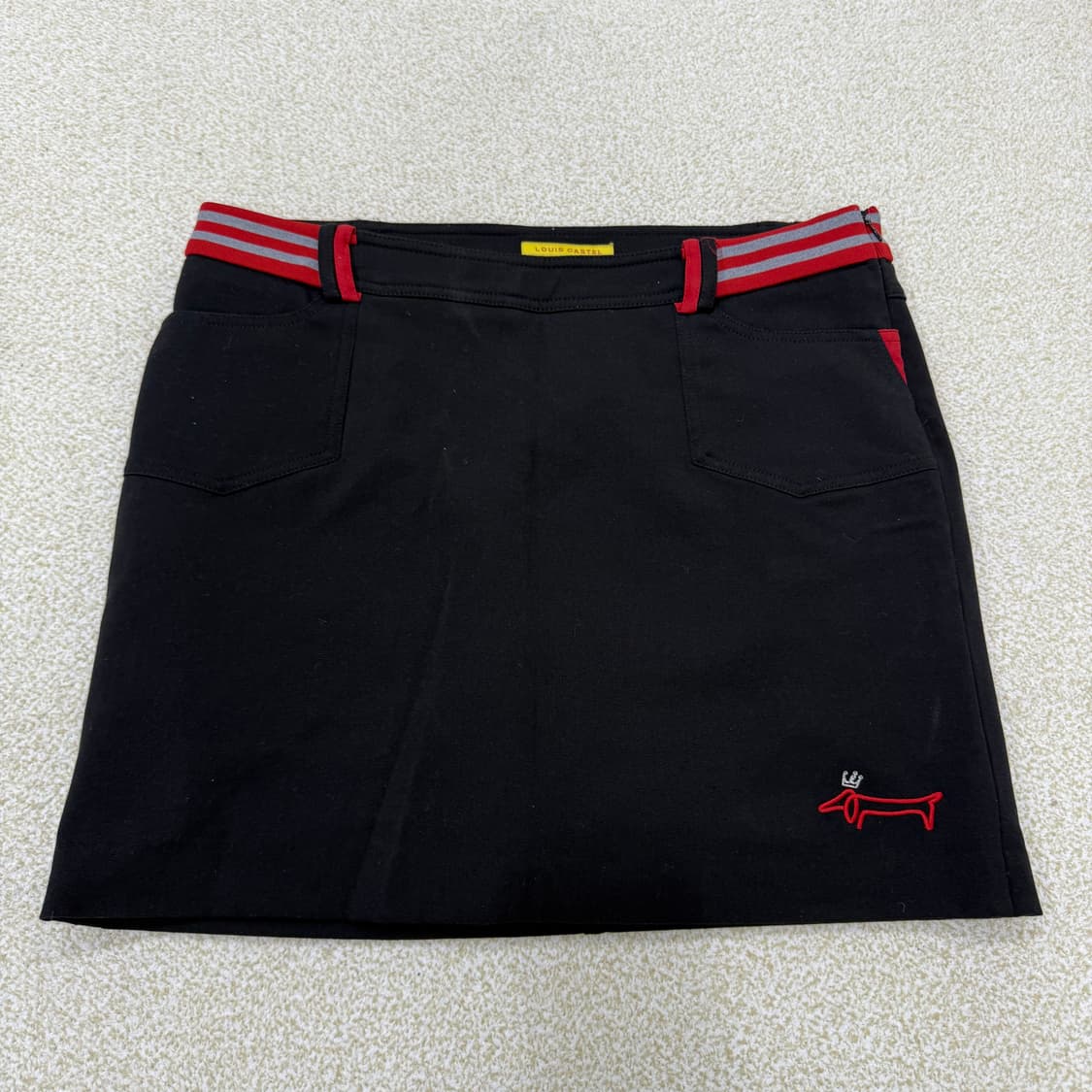 [79] 루이까스텔 여성 골프 블랙 스커트 치마 1231T1 상품이미지1