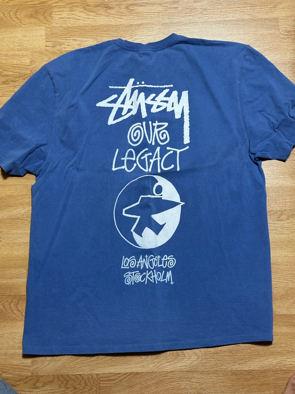 Stussy x Our Legacy T-Shirt Blue 상품이미지2