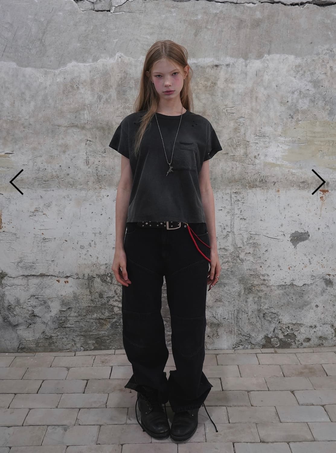 데어드 dared stain burn tee 반팔 상품이미지2