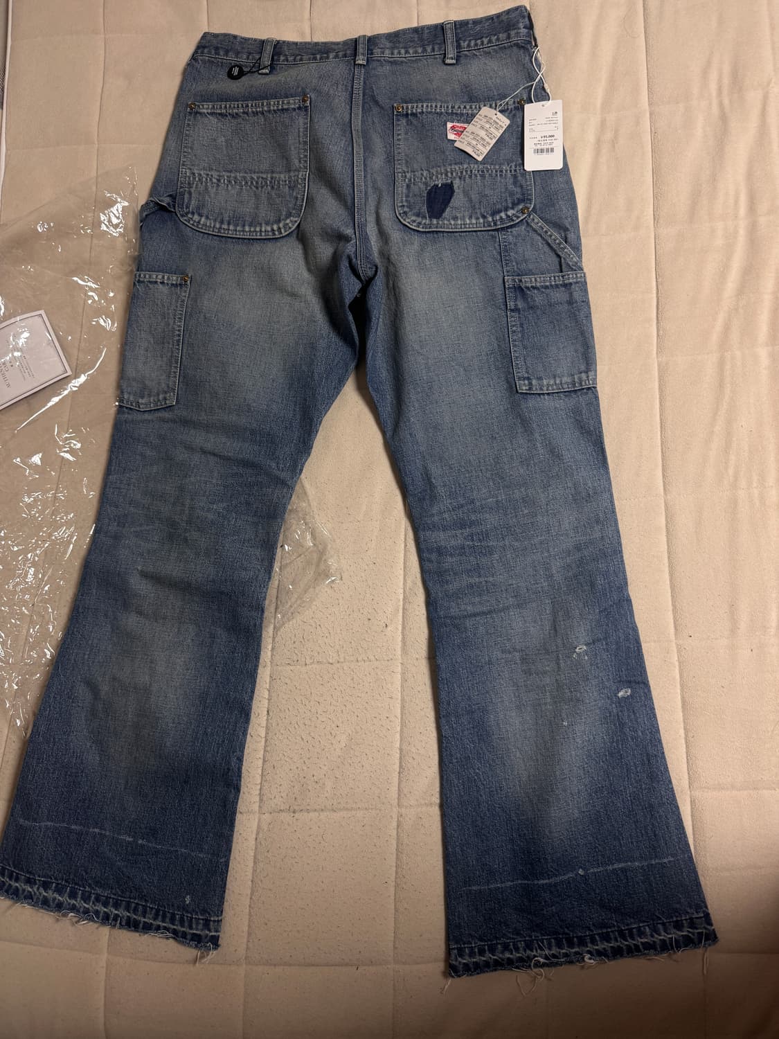 세인트미카엘 더블니 플레어 데님 상품이미지2