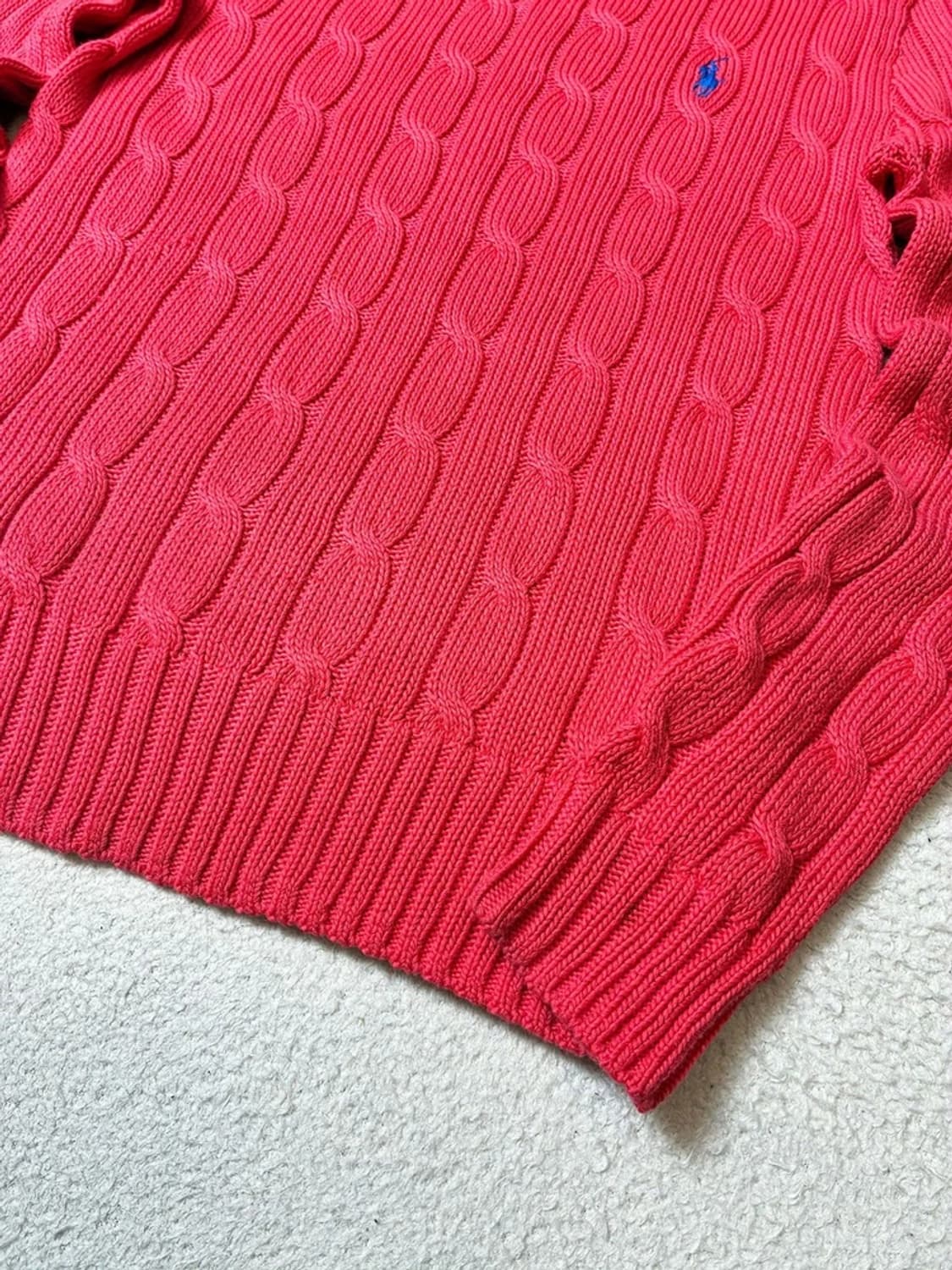 폴로 랄프로렌 큐알 코튼 꽈배기 니트 PN7575 상품이미지4