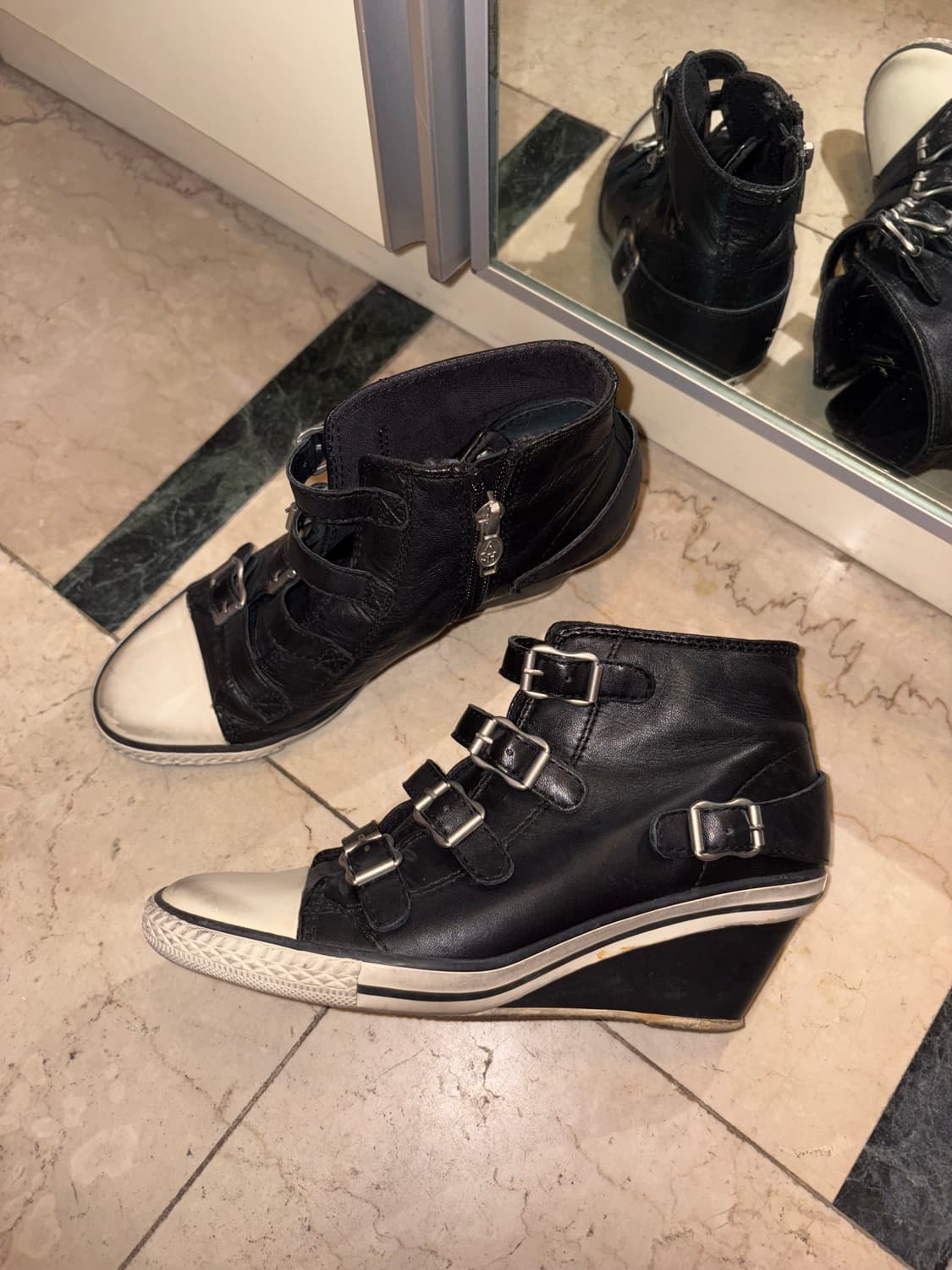 아쉬 ash 웨지힐 웨지 스니커즈  36 상품이미지1