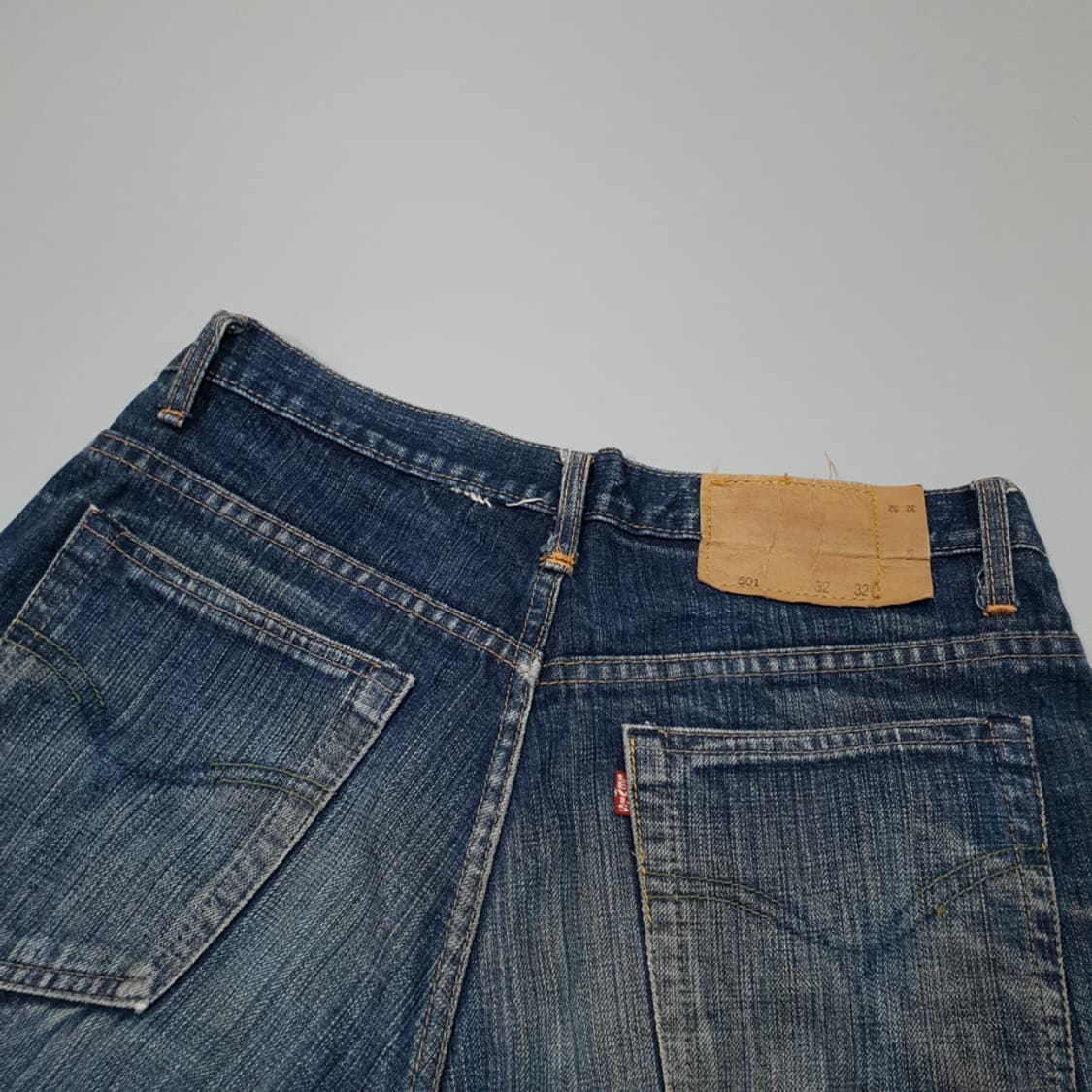 리바이스 501 진청워싱 빅E 셀비지 데님팬츠 SIZE 상품이미지3