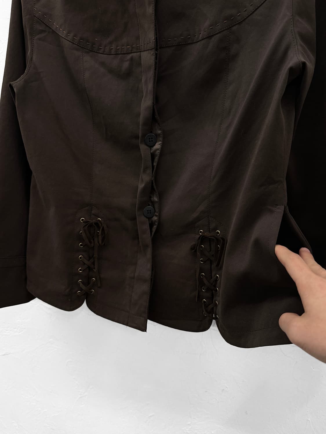 nuovo x nuovo 레이스업 자켓 상품이미지3