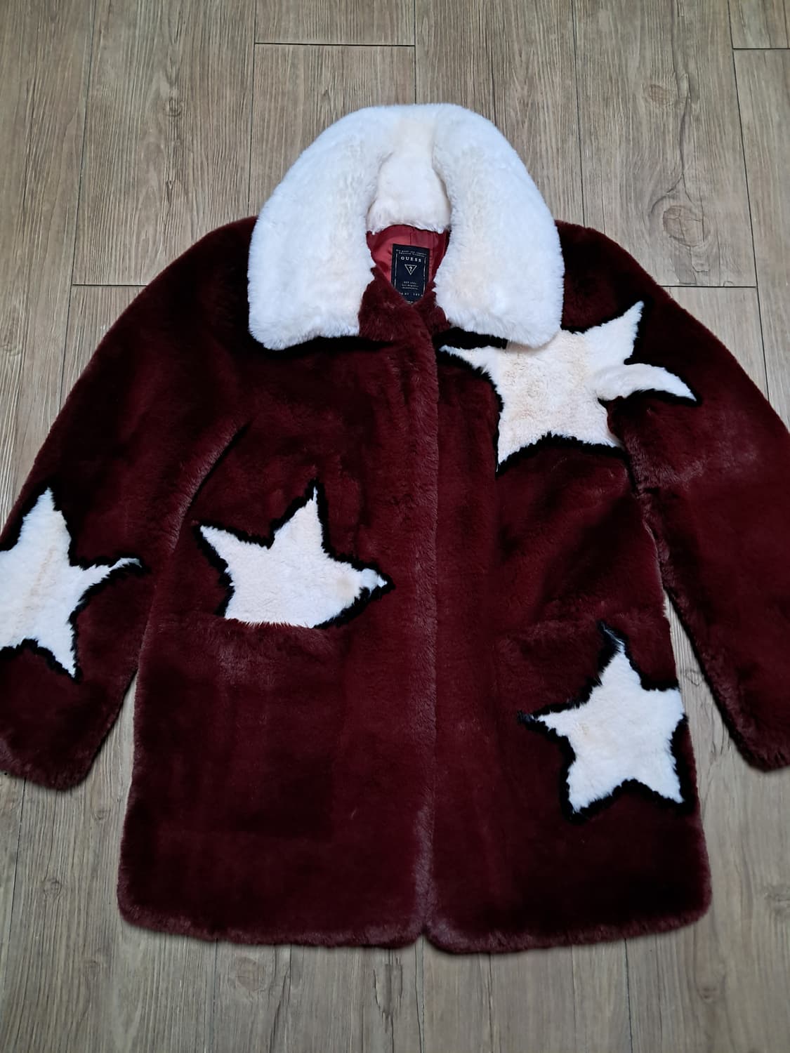 게스 밍크퍼 자켓 XS 상품이미지1