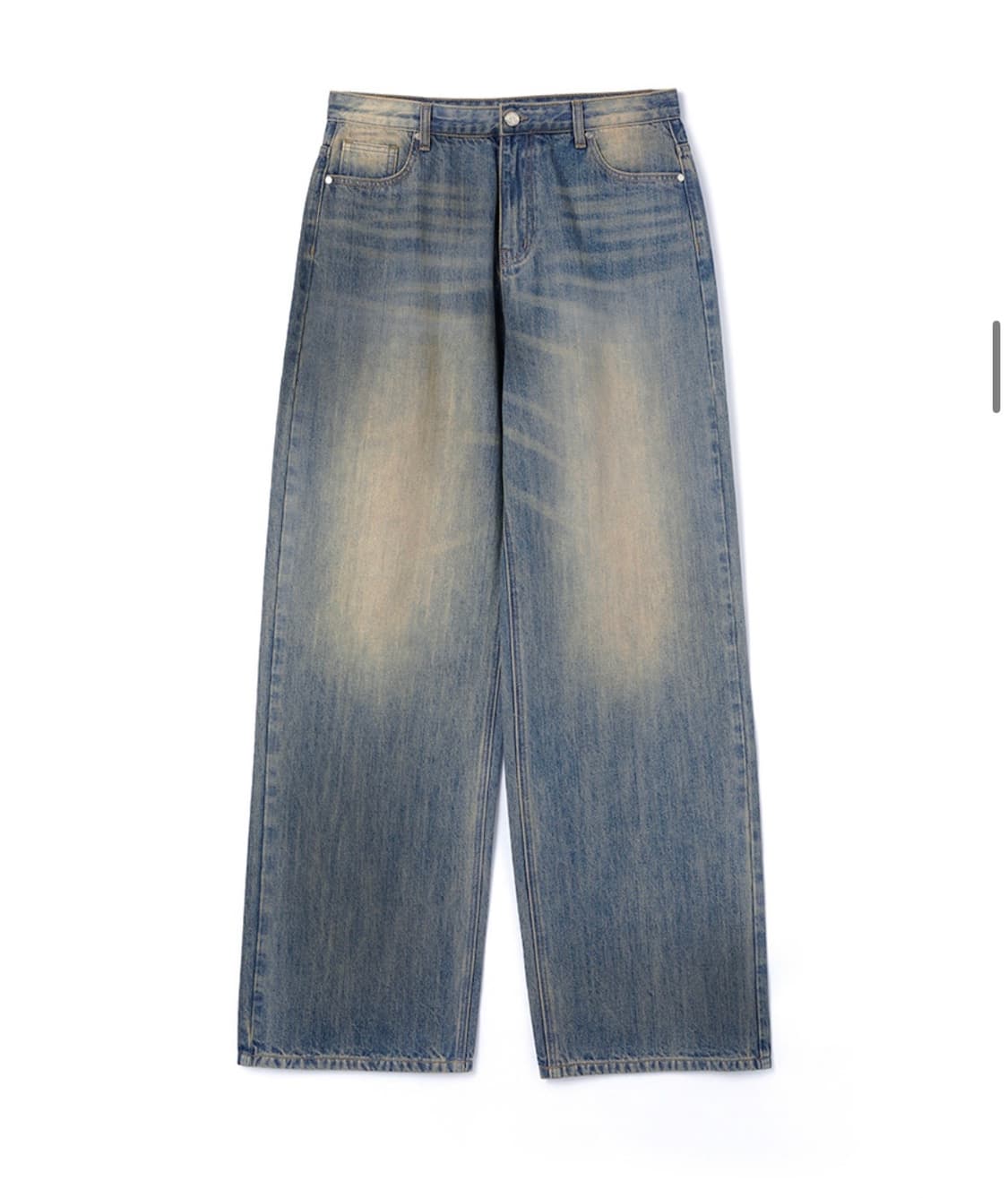 Dnsr (L) 시그니처 와이드 데님 팬츠 딥 워시드 틴블루 상품이미지1