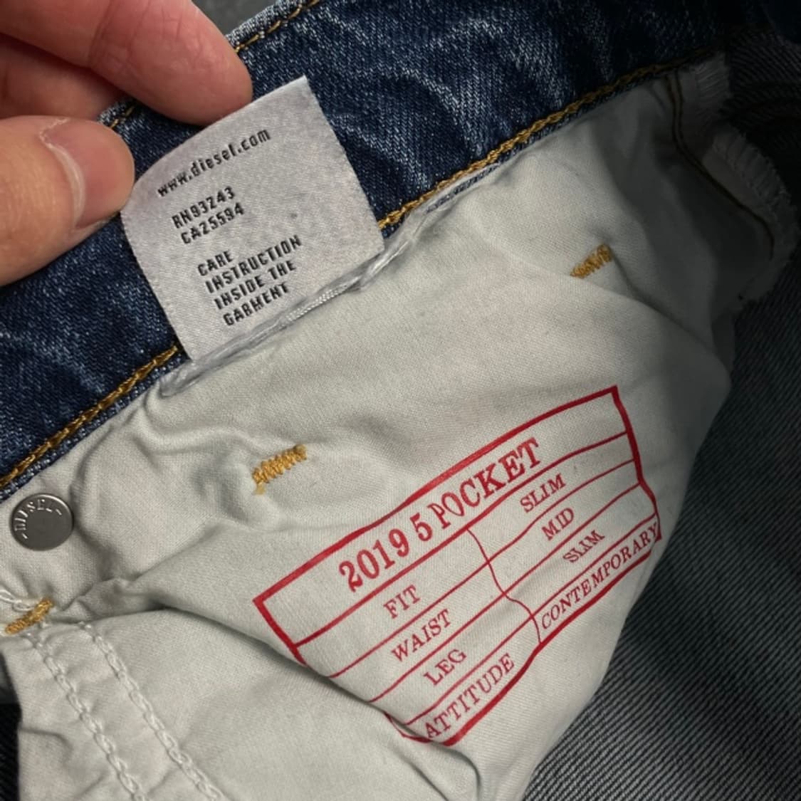 31 디젤 슬림핏 청바지  상품이미지5