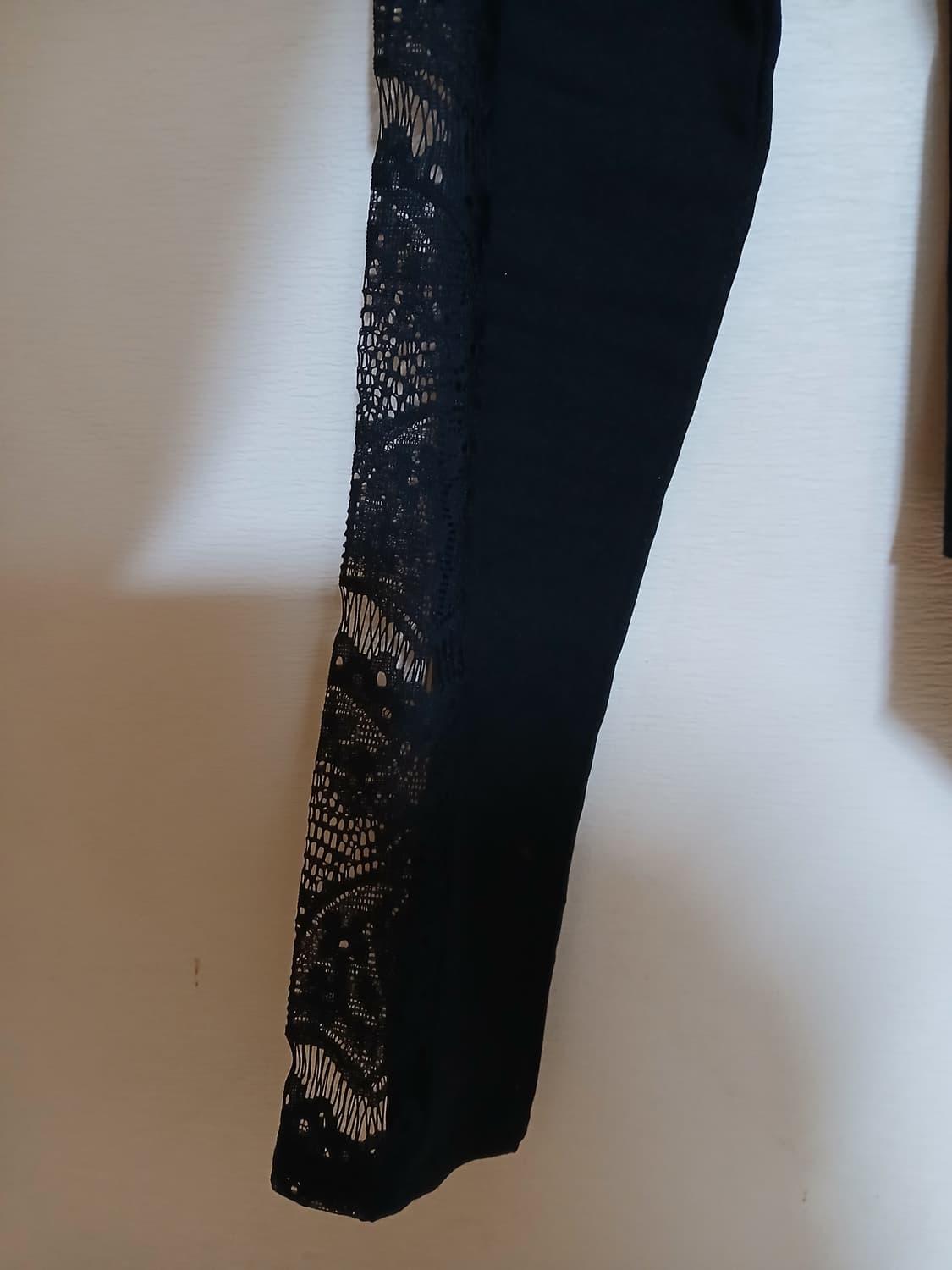 고급 홀복 블랙 레이스 긴팔 집업 캡 블라우스 파티 클럽 섹시 코튼 셔츠 상품이미지3