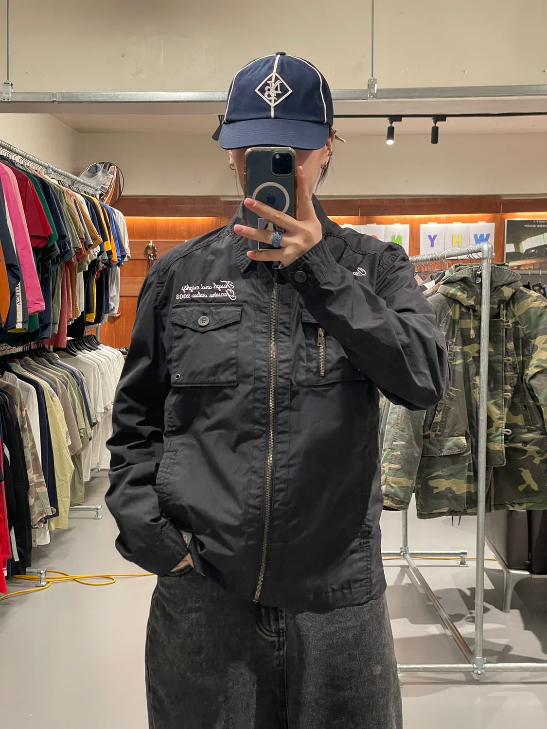 디즈니 나일론 라이더 자켓 상품이미지1