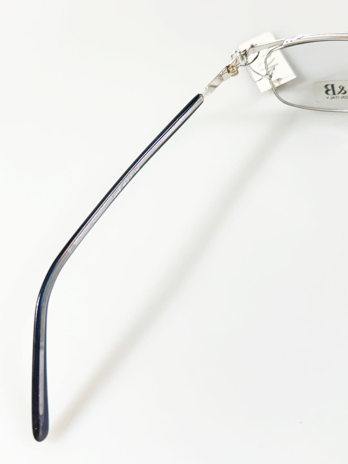 R&B EYEWEAR 실버 반무테 스퀘어 메탈 프레임 빈티지 안경 상품이미지7