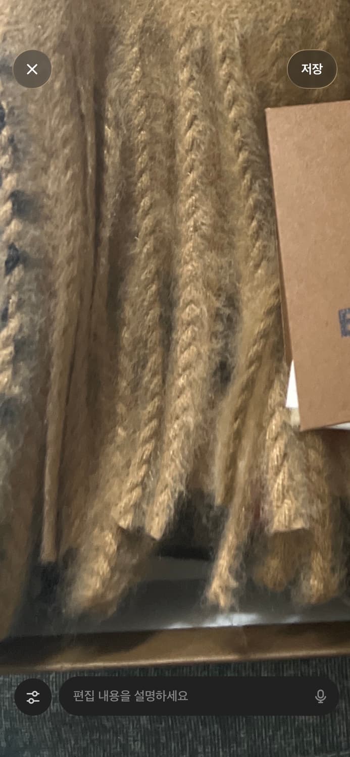 버버리 캐시미어 머플러 풀박 상품이미지5