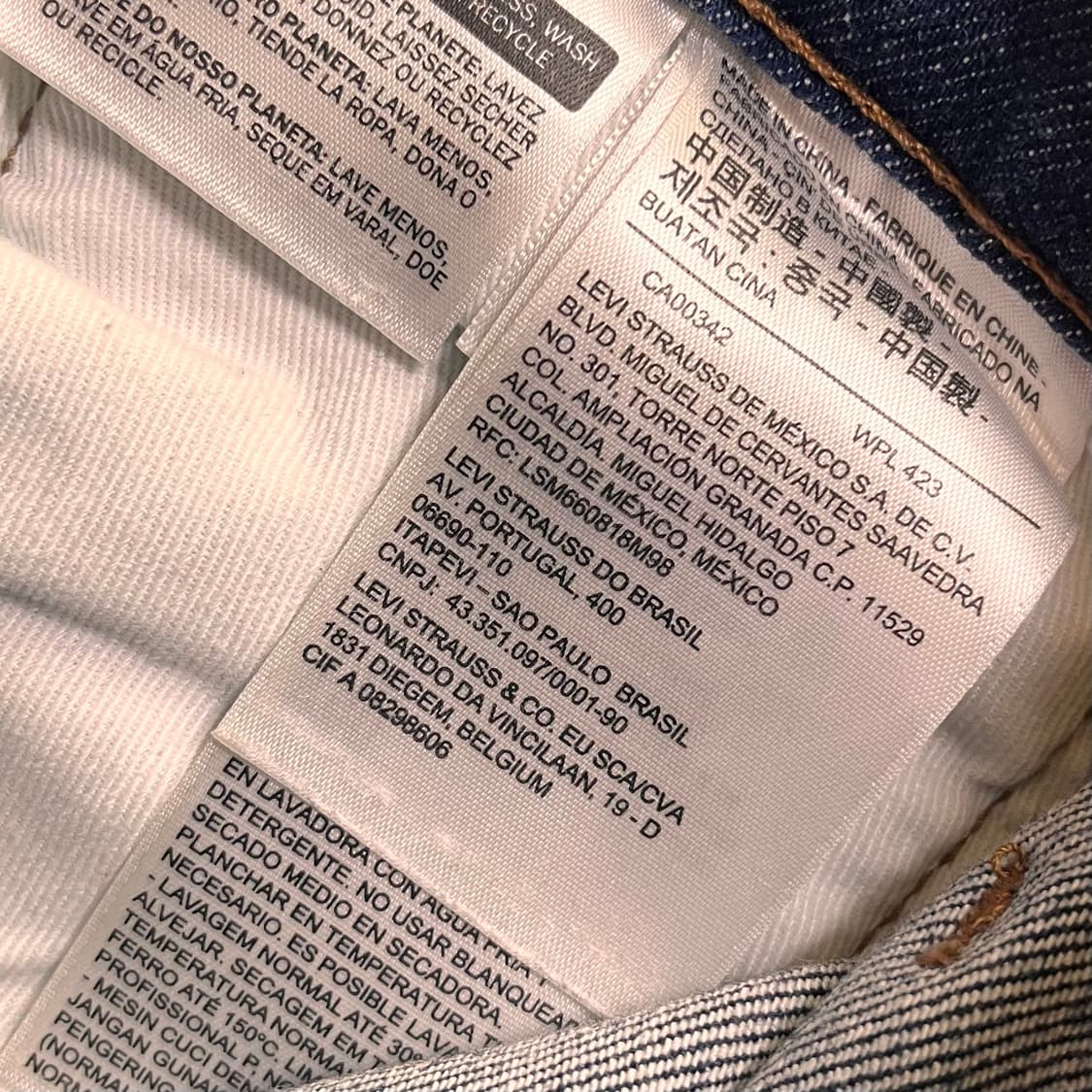 리바이스 LEJ 502 데님팬츠 W30 L30 상품이미지5