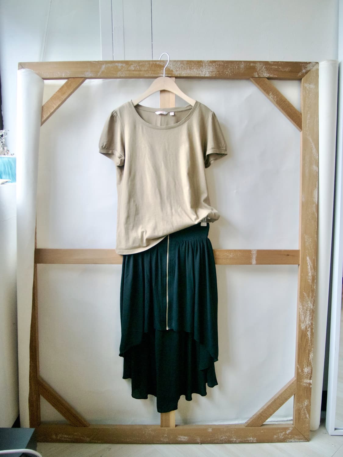 Balloon shoulder basic top 상품이미지2