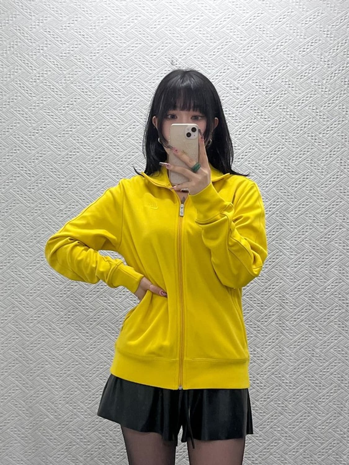 나이키 레트로 Y2K 90's 머스타드 져지 집업 L C11912 상품이미지2