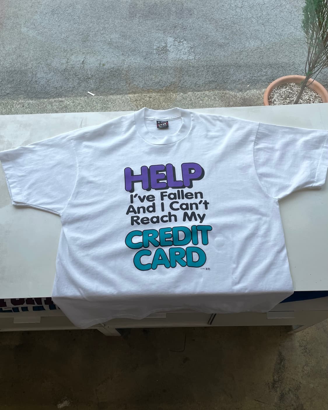 90‘s USA “X-IT” Parody T-shirt XL 상품이미지6