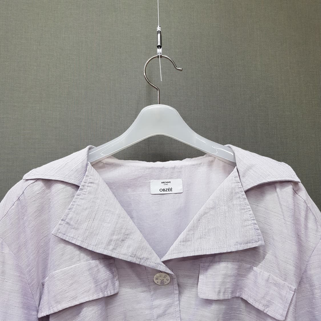 OBZEE 오브제 2022 크롭 셔츠 자켓 76-90-155사이즈 상품이미지2