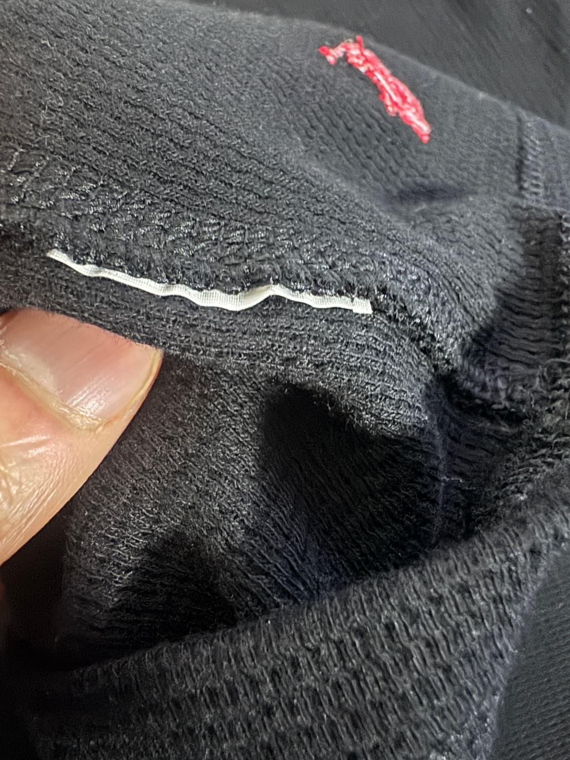 여성 폴로 랄프로렌 미니멀 와플 반팔 티셔츠 S 상품이미지4