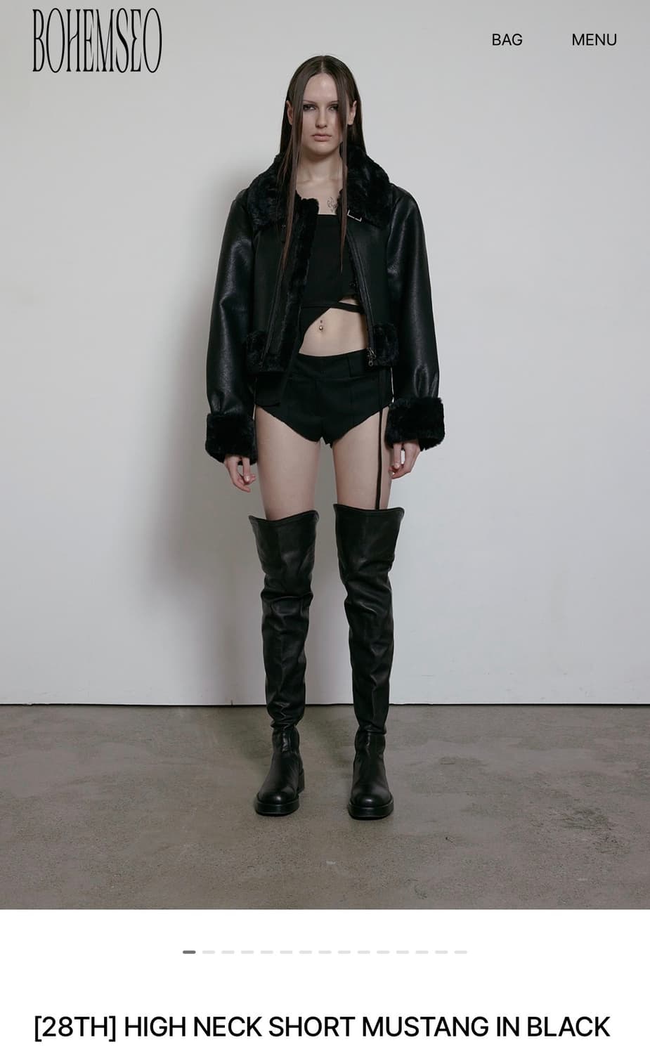 24fw 보헤미안서울 무스탕 상품이미지1