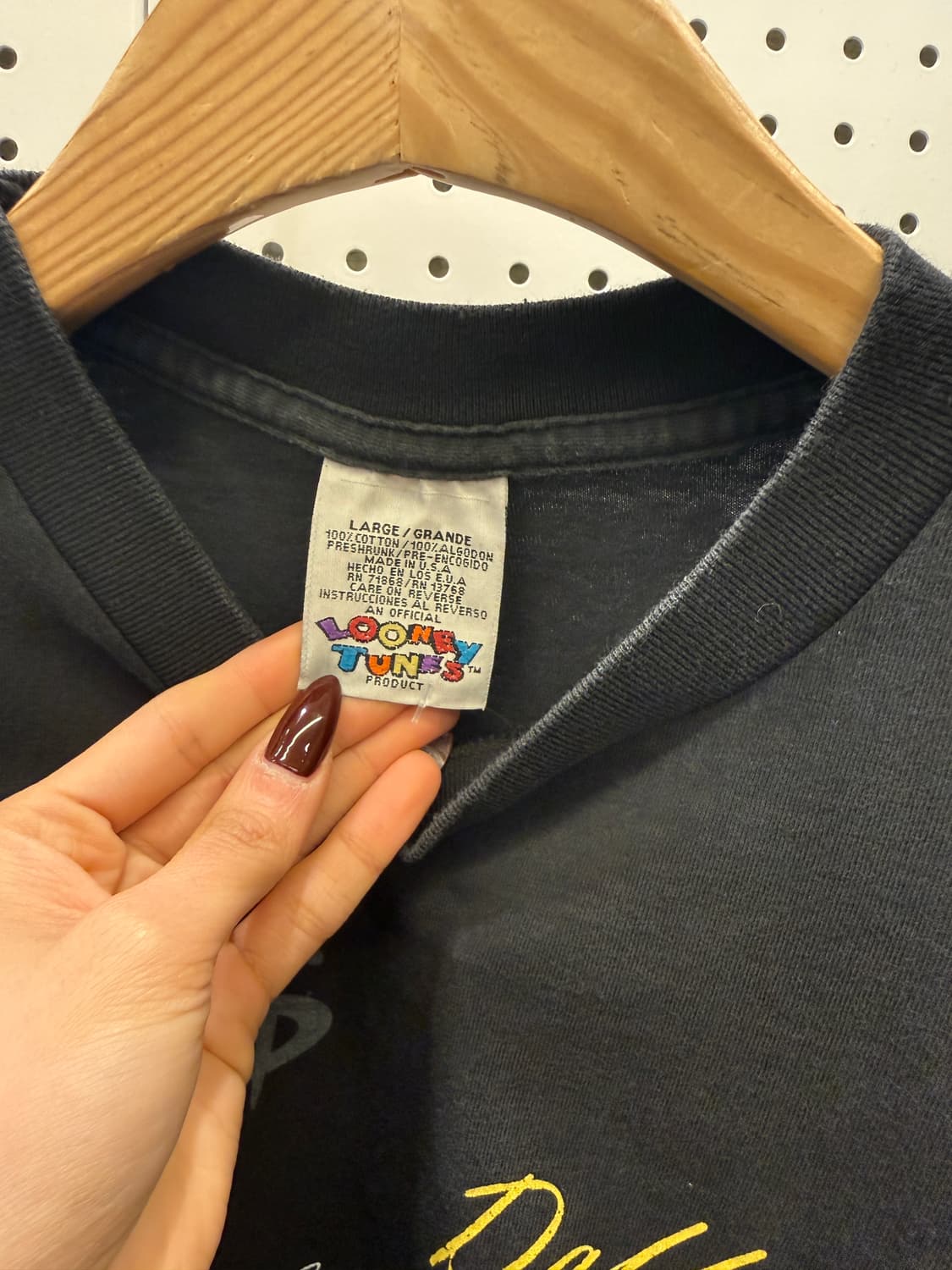 루니툰 대피덕 프린팅 반팔 티셔츠 U1196 상품이미지5