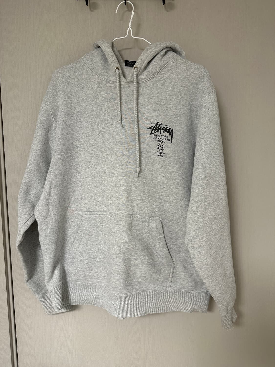 스투시 후드 그레이 M 상품이미지2