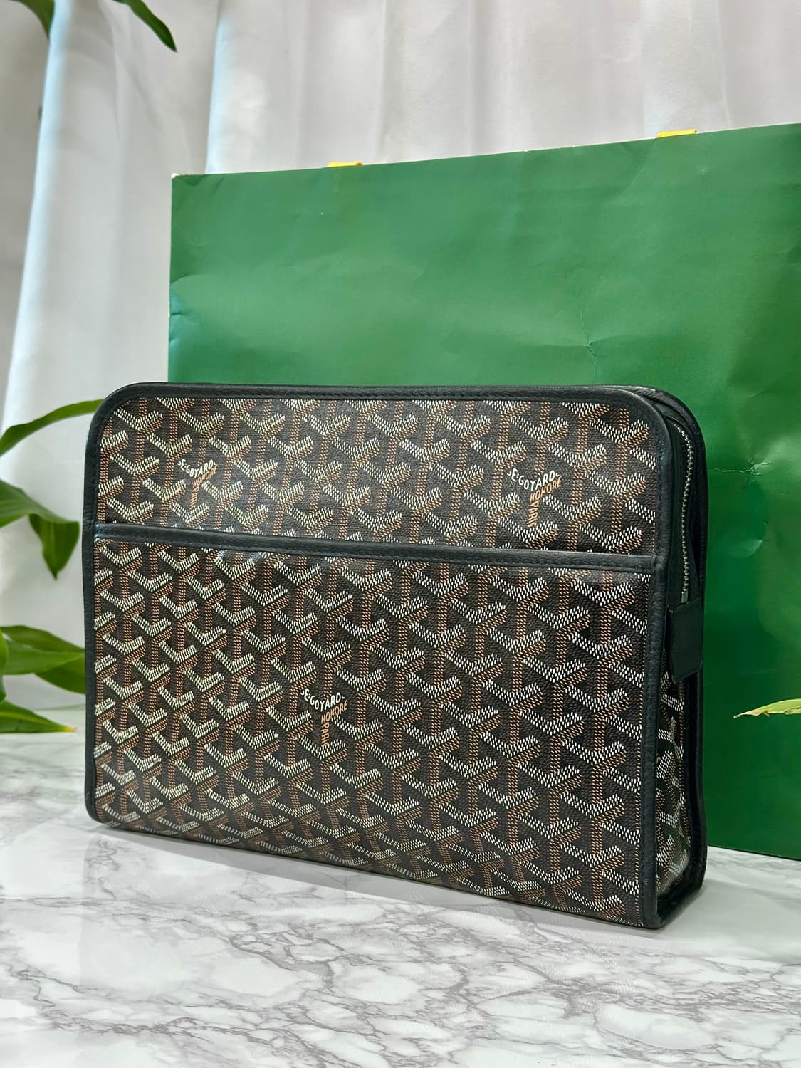 고야드 쥬방스 클러치 블랙 GM 상품이미지2