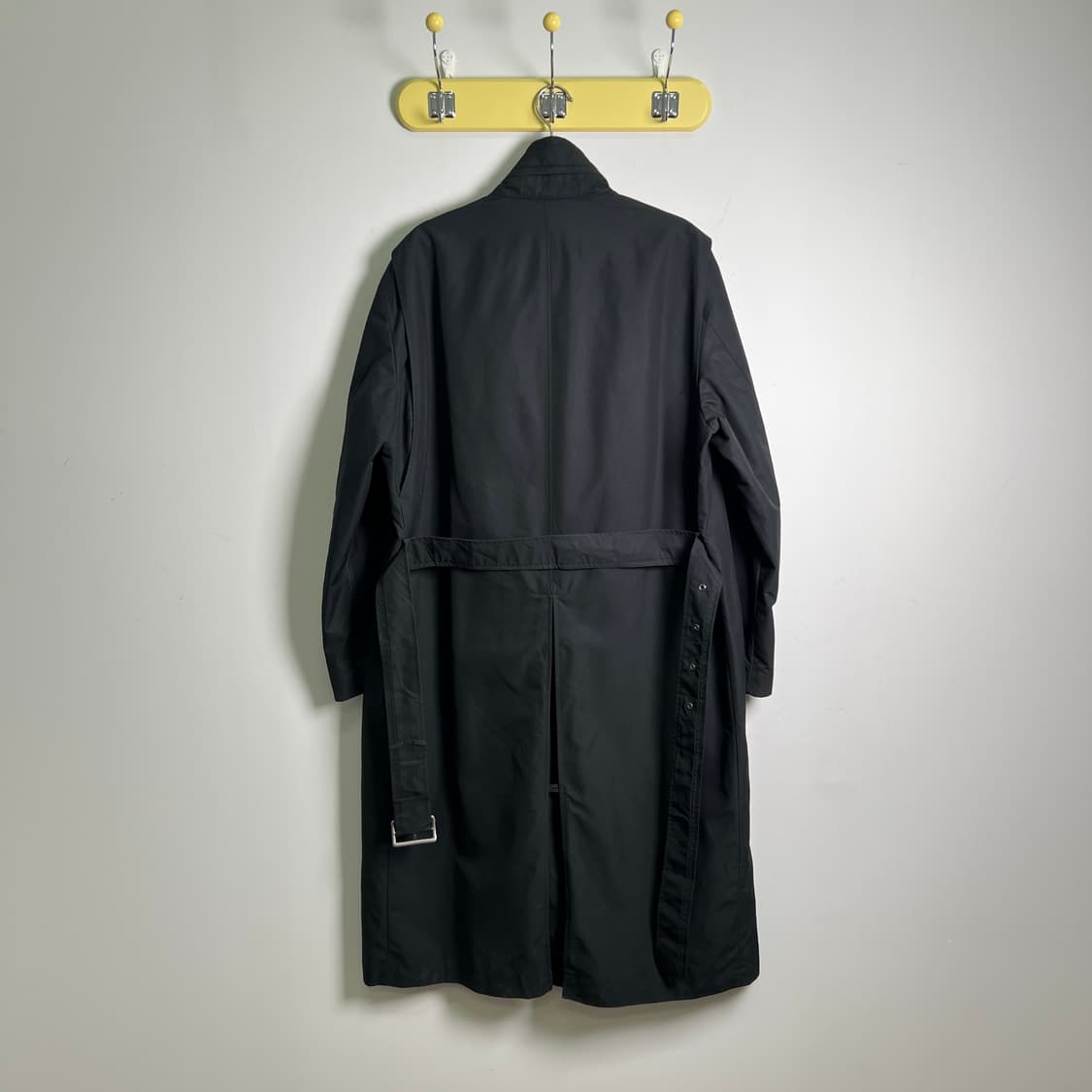 CK 캘빈클라인 블랙 롱 트렌치 코트 L 상품이미지2